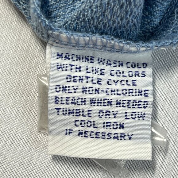 Alan Flusser Med Blue Houndstooth Golf Polo Mercerized Cotton Short Sleeve Top - Picture 4 of 9